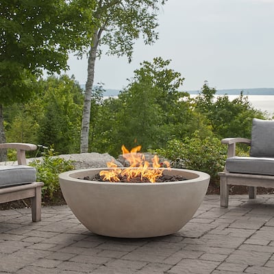 Alta Fog Large Natural Gas Fire Bowl by Jensen Co - 42 x 42 x 16