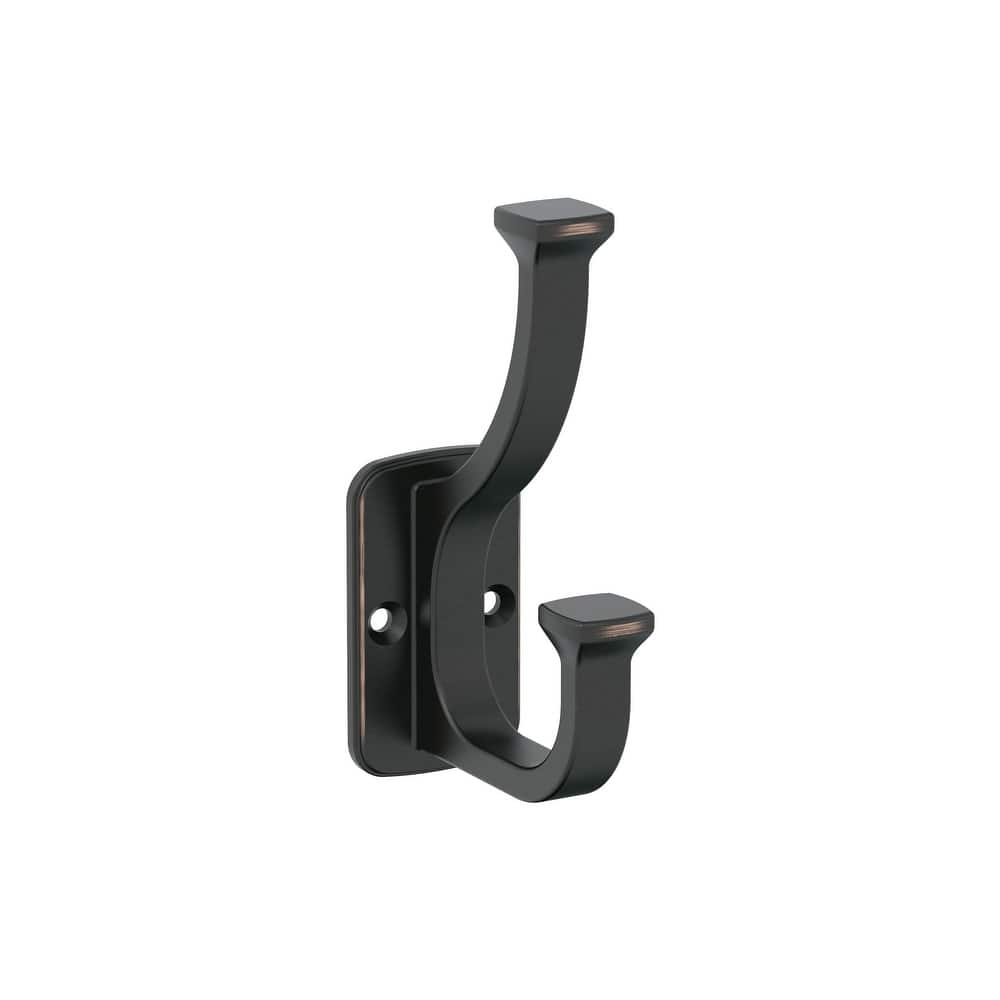 Amerock Alder Double Prong Decorative Wall Hook