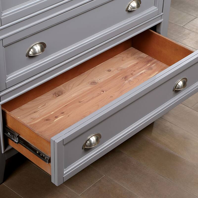 Furniture of America Saer 6-Piece Storage Platform Bedroom Set with USB Port