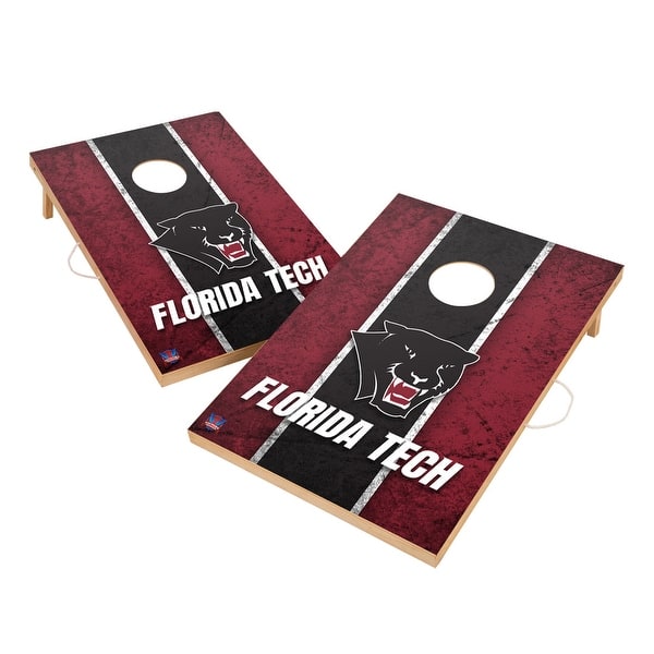 slide 2 of 5, Vintage Florida Institute of Technology Panthers FIT Regulation 2x4 Cornhole Set