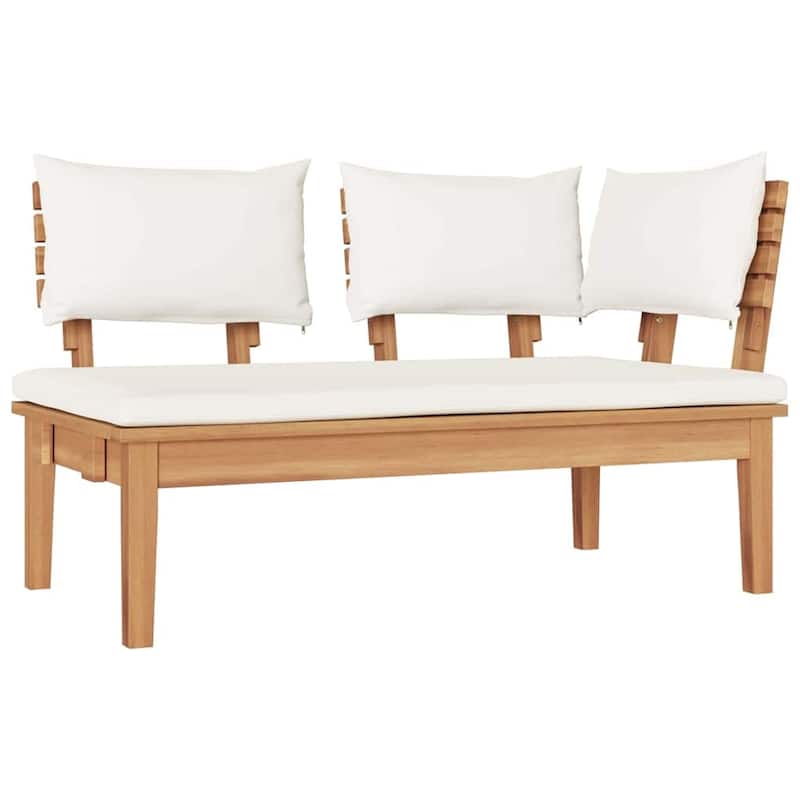 vidaXL Garden Bench Set with Cushion 3/4/5 pcs - 23.6" x 23.6" x 11.8