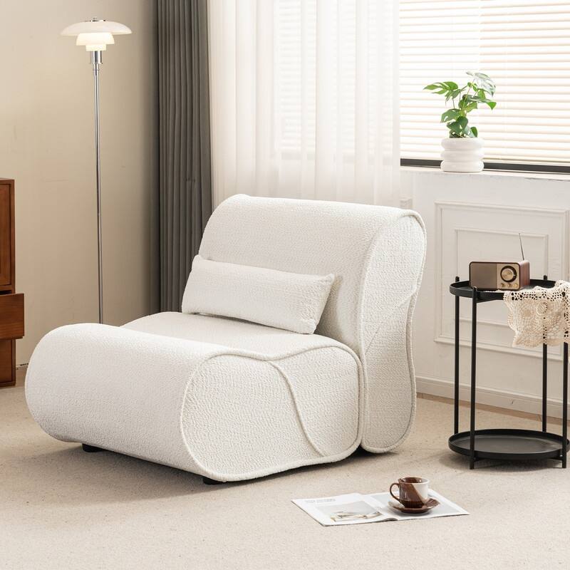 Modern Design Comfortable Single Sofa Chair with Waist Pack Padding