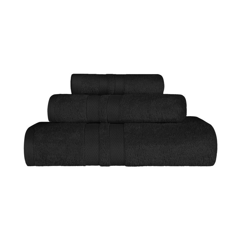 Blue Nile Mills Geneva Cotton Solid 3 Piece Towel Set