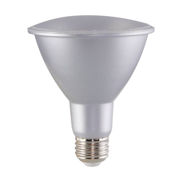 12.5 Watt PAR30LN LED 3000K 25 deg. Beam Angle Medium base 120 Volt - Clear