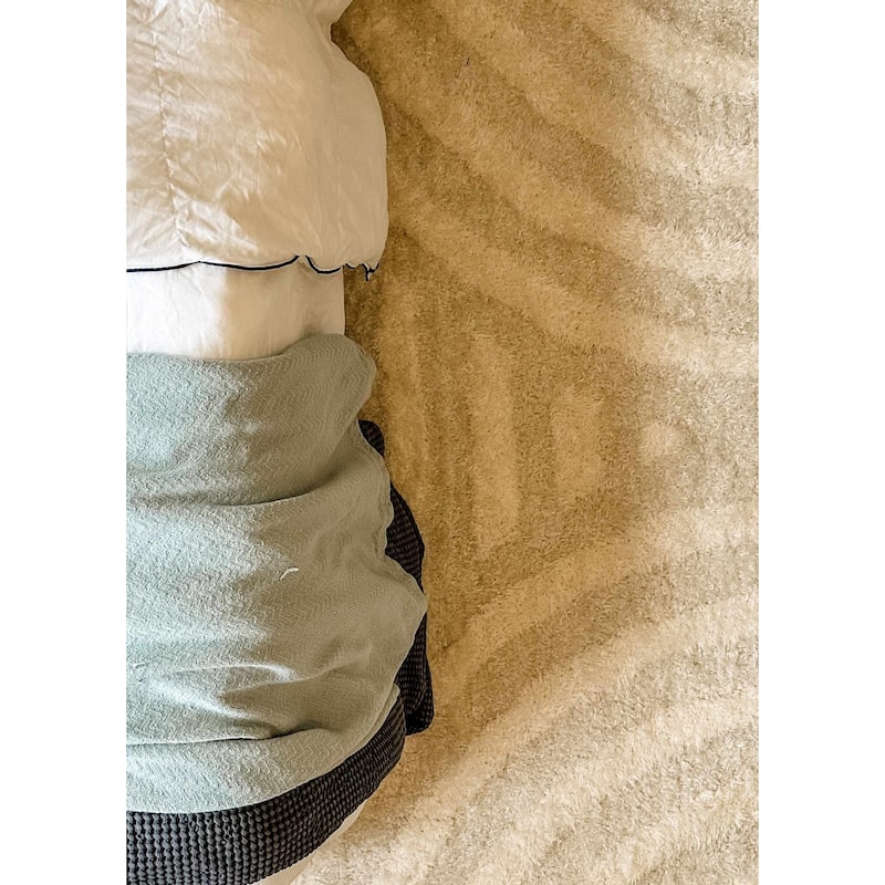 Hauteloom Arnel Living Room, Bedroom Area Rug - Beige - 2' x 3'