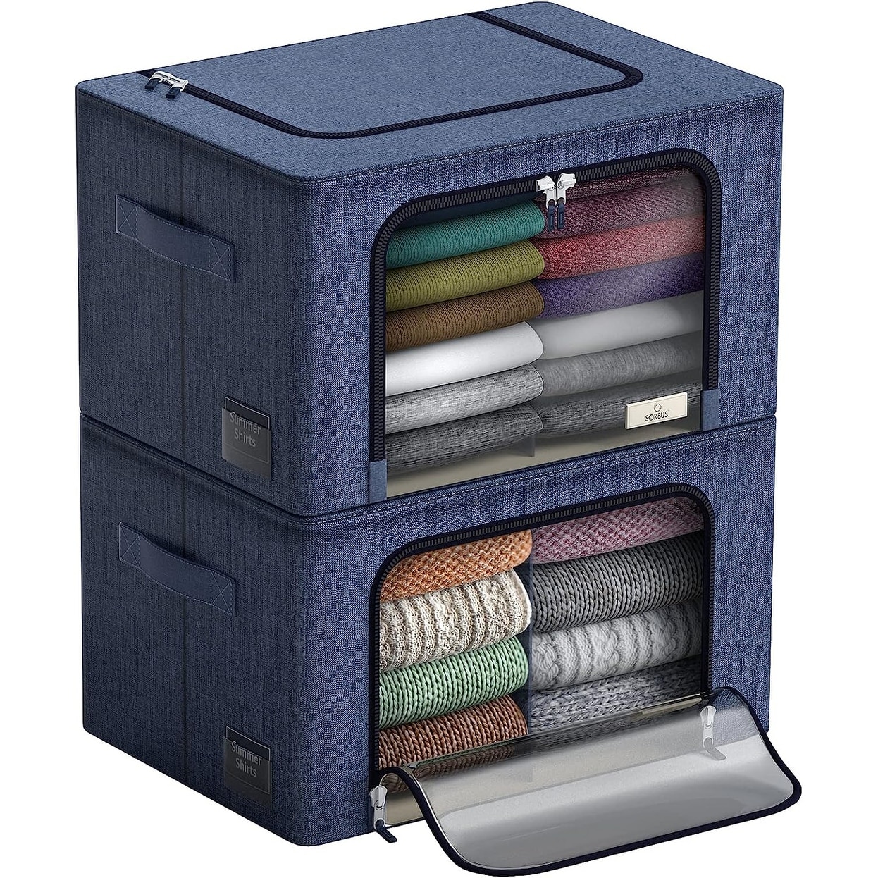 Stackable sales storage boxes