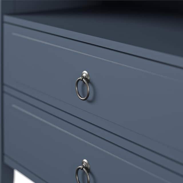 The Novogratz Her Majesty 2 Drawer Nightstand