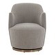 preview thumbnail 3 of 8, SAFAVIEH Couture Christian Swivel Accent Chair. - 26" W x 32" D x 31" H