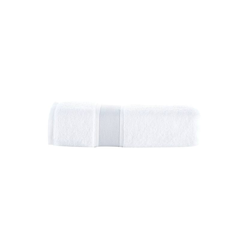 Brooks Brothers Ottoman Rolls Bath Towel - Silver