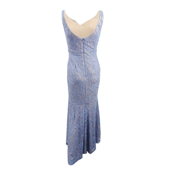 betsy and adam glitter lace gown