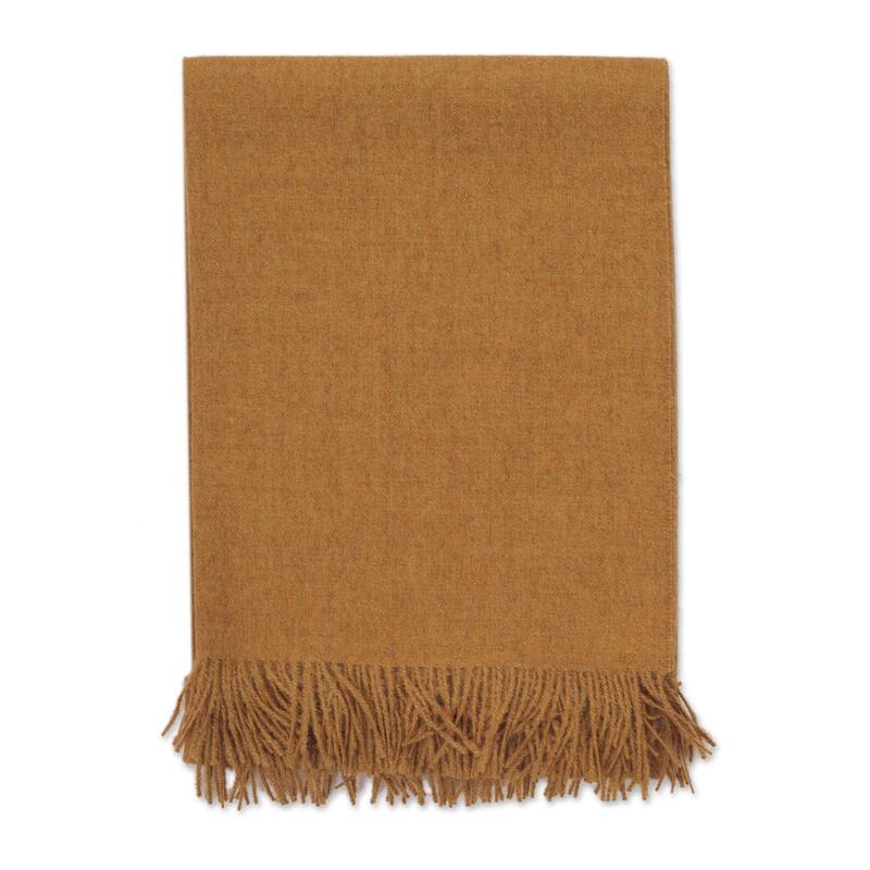 Novica Handmade Blissful Dream In Honey Throw