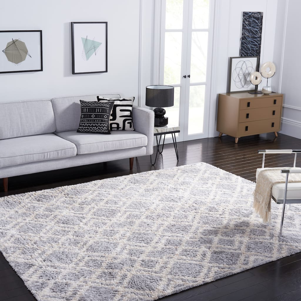 SAFAVIEH Berber Shag Joella Moroccan 1.2-inch Thick Rug