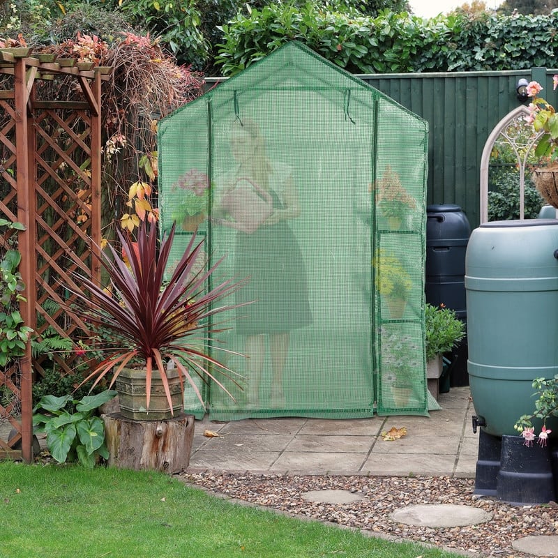 56"W x 56"D x 77"H Hobby Greenhouse