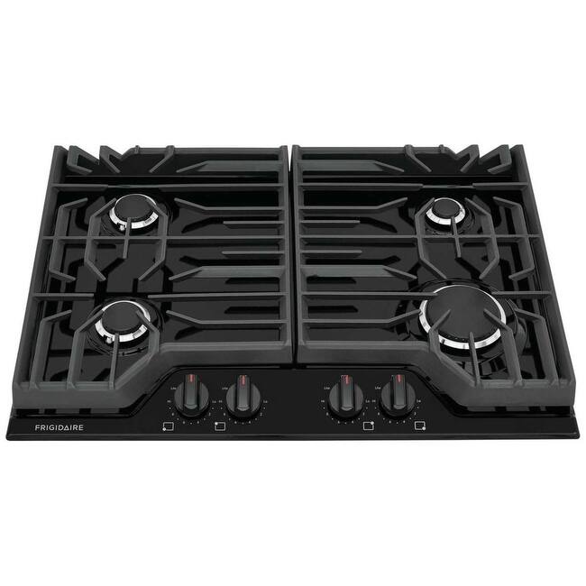 Frigidaire FCCG3027A 30" Wide 4 Burner Gas Cooktop with Simmer Burner - Black