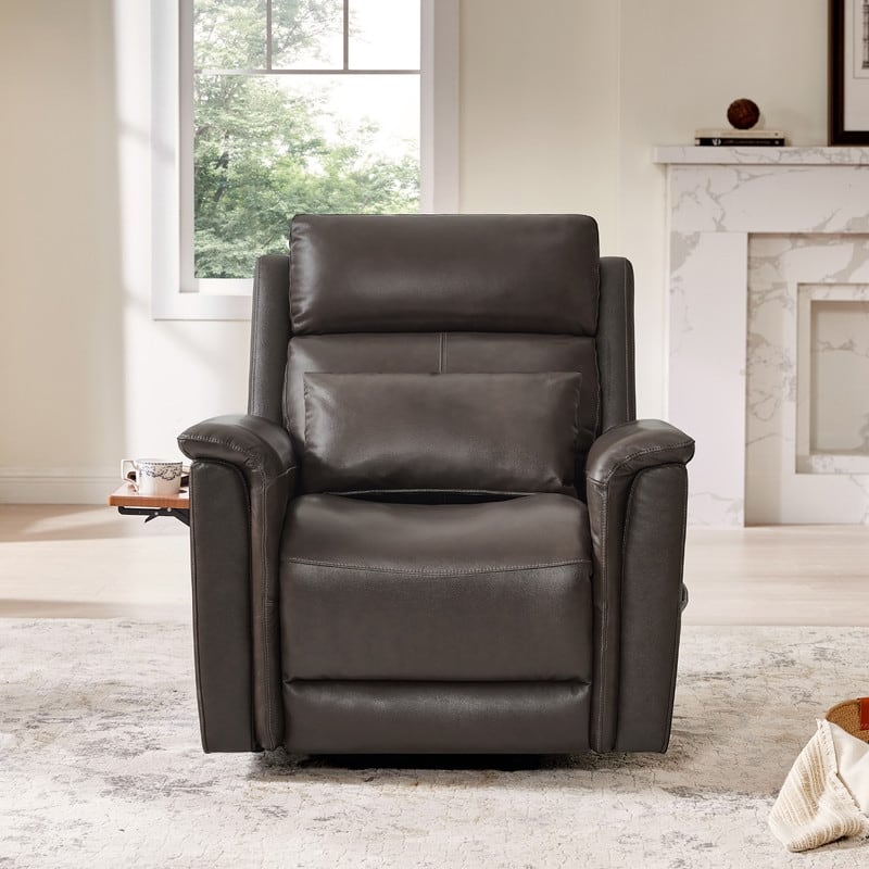 Spruce & Spring Power Lift Recliner Chair for Elderly with Foldable Tray Table and Massage