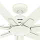 preview thumbnail 17 of 26, Hunter 60" Downtown Windmill Outdoor Ceiling Fan w/ Wall Control, Damp-Rated - Indoor-Outdoor, Industrial, Modern - ENERGY STAR!