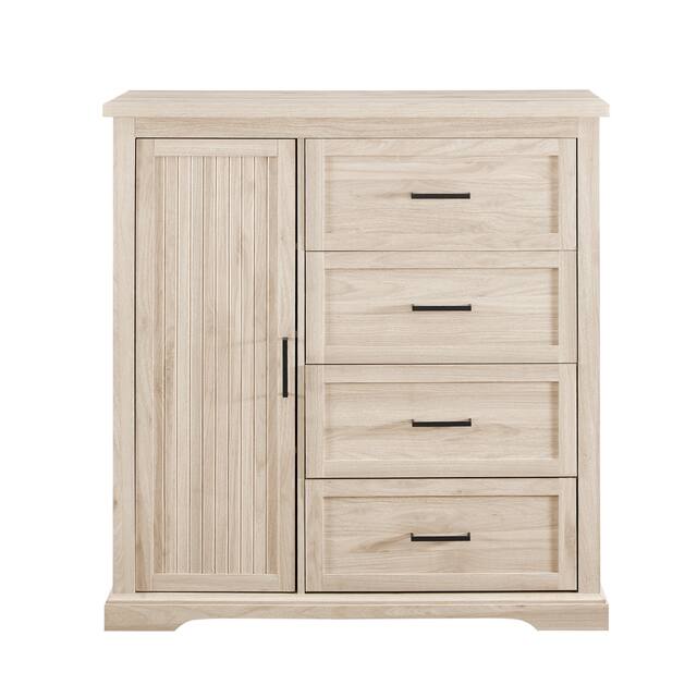 Middlebrook Groove Door 4Drawer Wardrobe Armoire On Sale Overstock