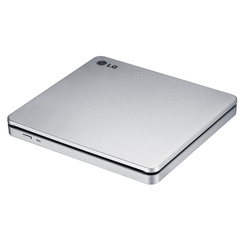 Lg Electronics 8X Usb 2.0 Super Multi Ultra Slim Slot Portable Dvd+/-Rw External Drive With M-Disc Support, Retail (Silv