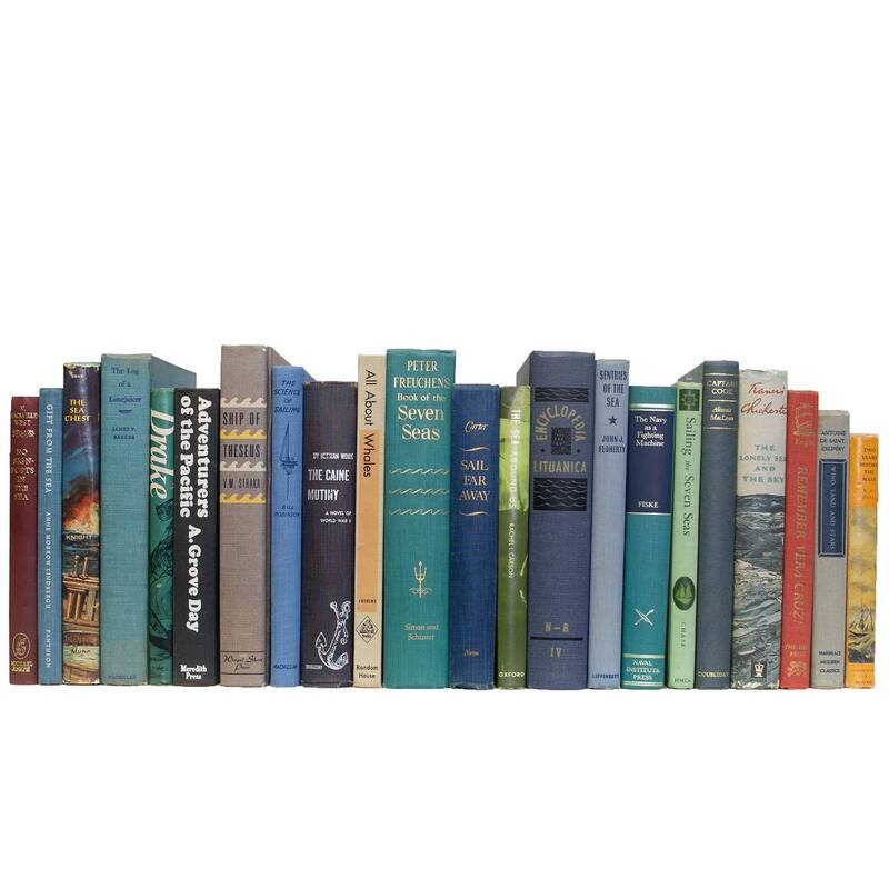 Books Decorative Accessories: Vintage Nautical: Subject By The Foot
