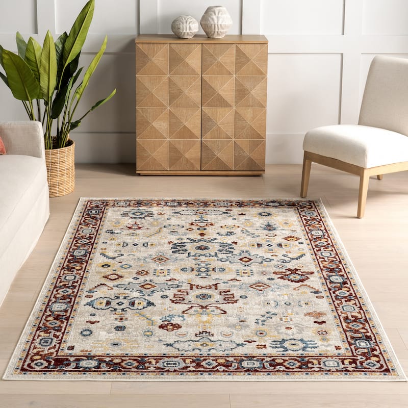 Nuloom Isabella Checkered Machine Washable Area Rug