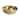 Hammered Metal Bowl with Gold Finish