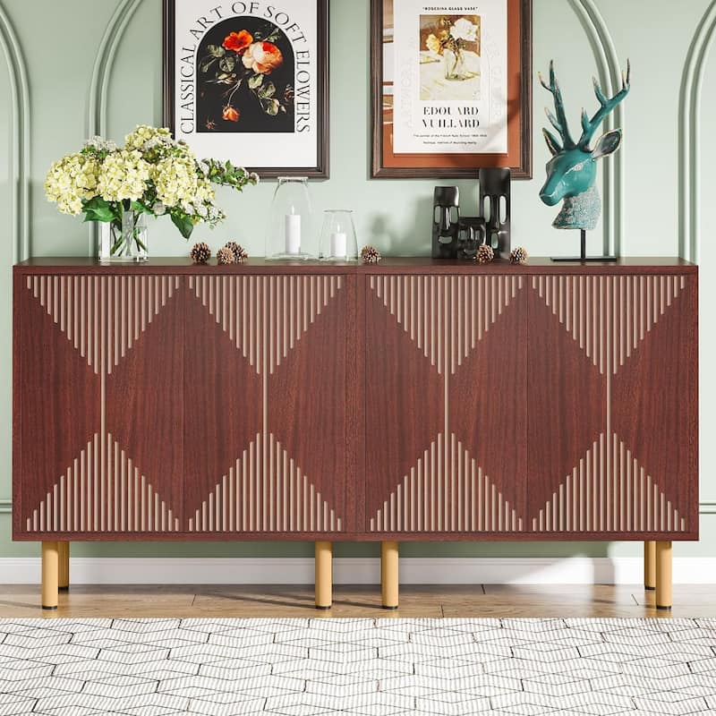 Freestanding Floor Cabinet, Classic 55 inches Sideboard