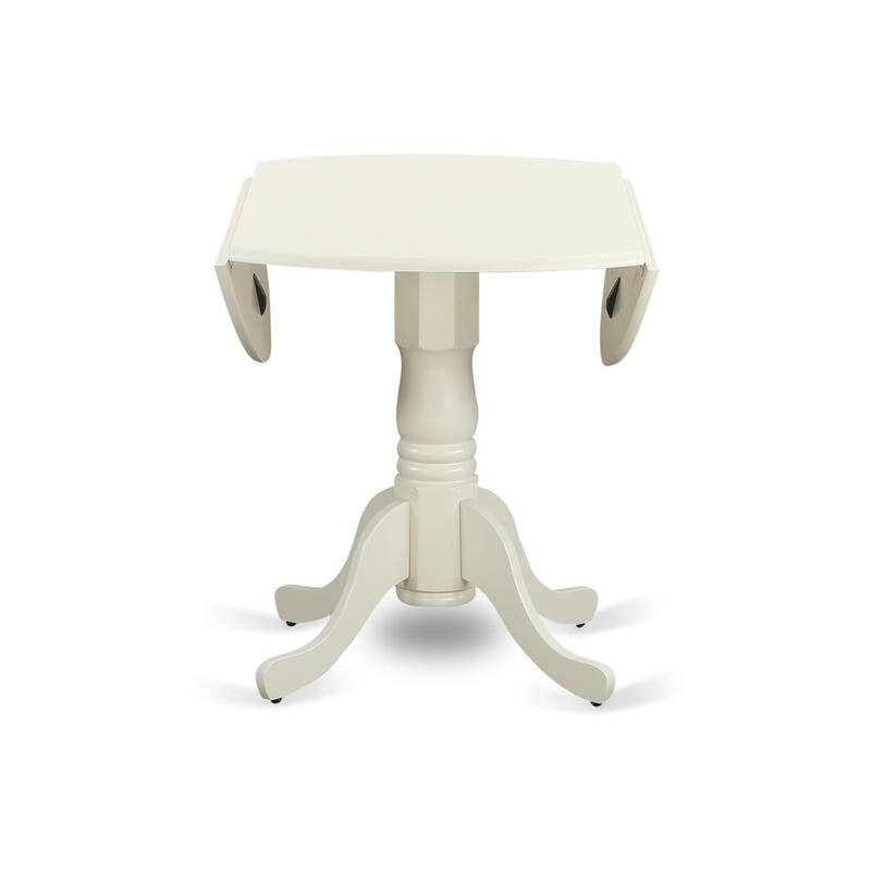 East West Furniture 5 Piece Kitchen Table Set- a Dining Table and 4 Linen Fabric Dining Chairs, (Finish Options)