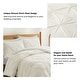 preview thumbnail 11 of 65, 3 Piece Reversible Pintuck Pinch Pleat Bohemia and Tufted Clipped Comforter Set