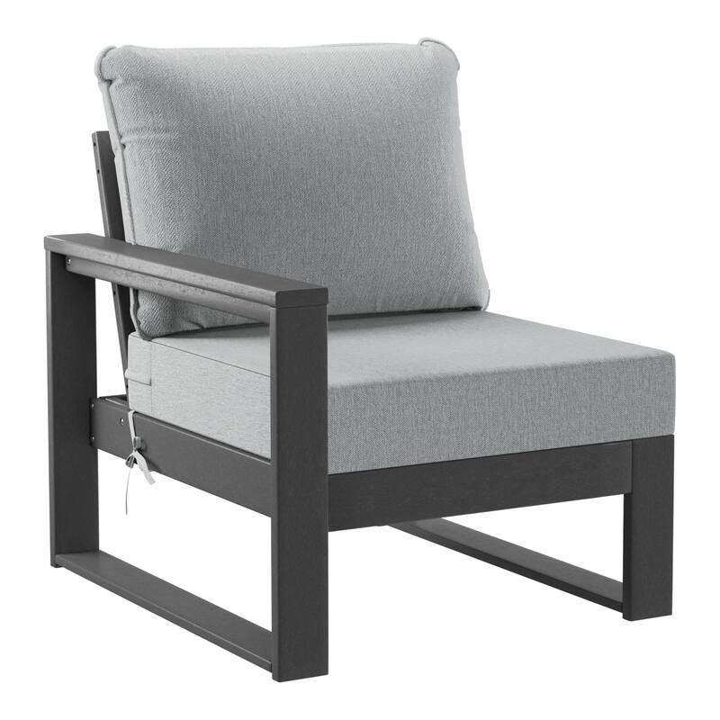 Endless Patio 5-Piece Deep Seating Set with Ottoman with Gray Frame