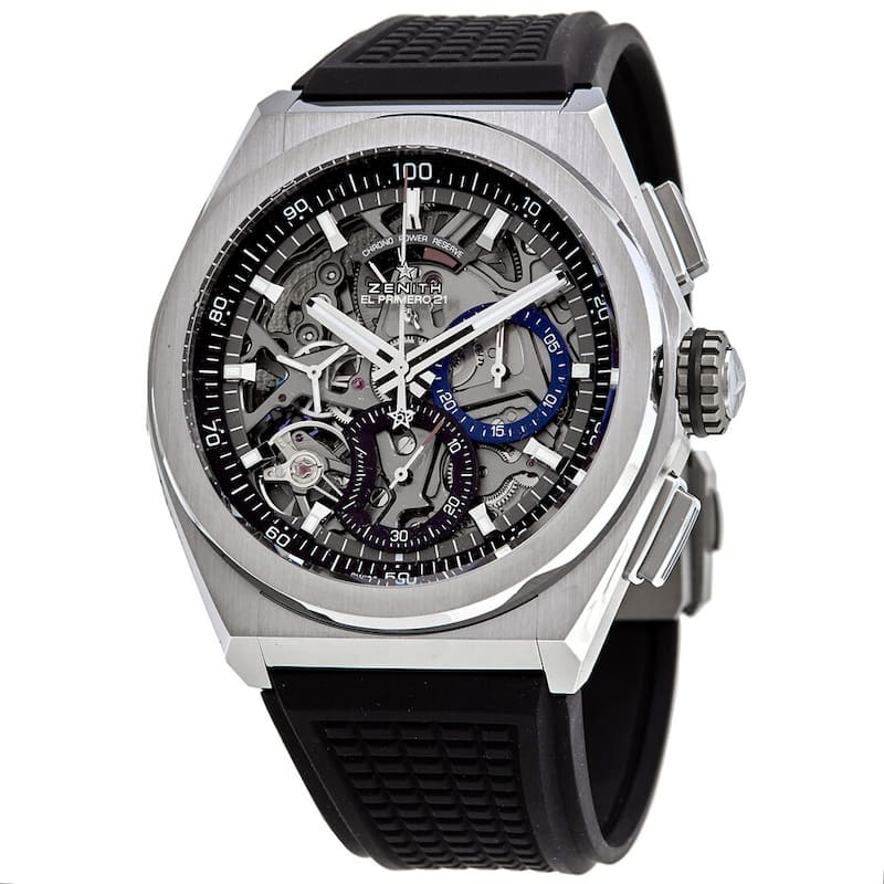 Zenith Defy Classic Automatic Skeleton Dial Men's Watch - Stainless Case