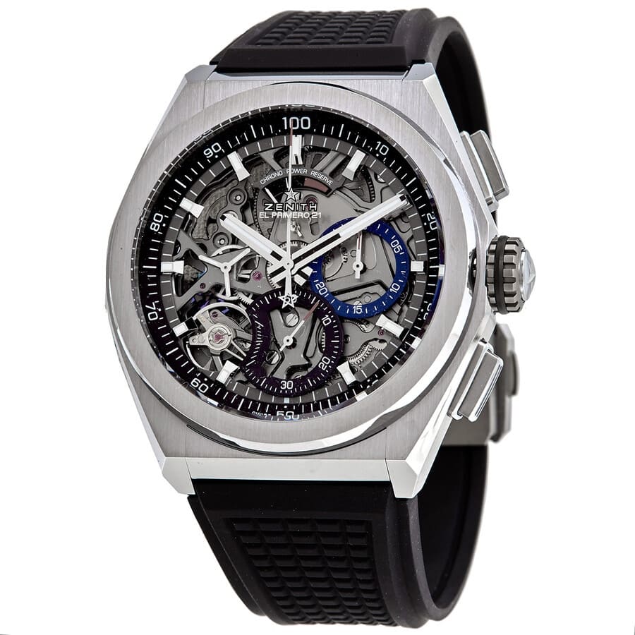 Zenith Defy Classic Automatic Skeleton Dial Men's Watch - Stainless Case