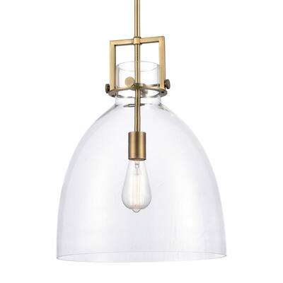 Innovations Lighting 411-1SL-15-14-Newton Bell-Pendant Newton Bell 14"