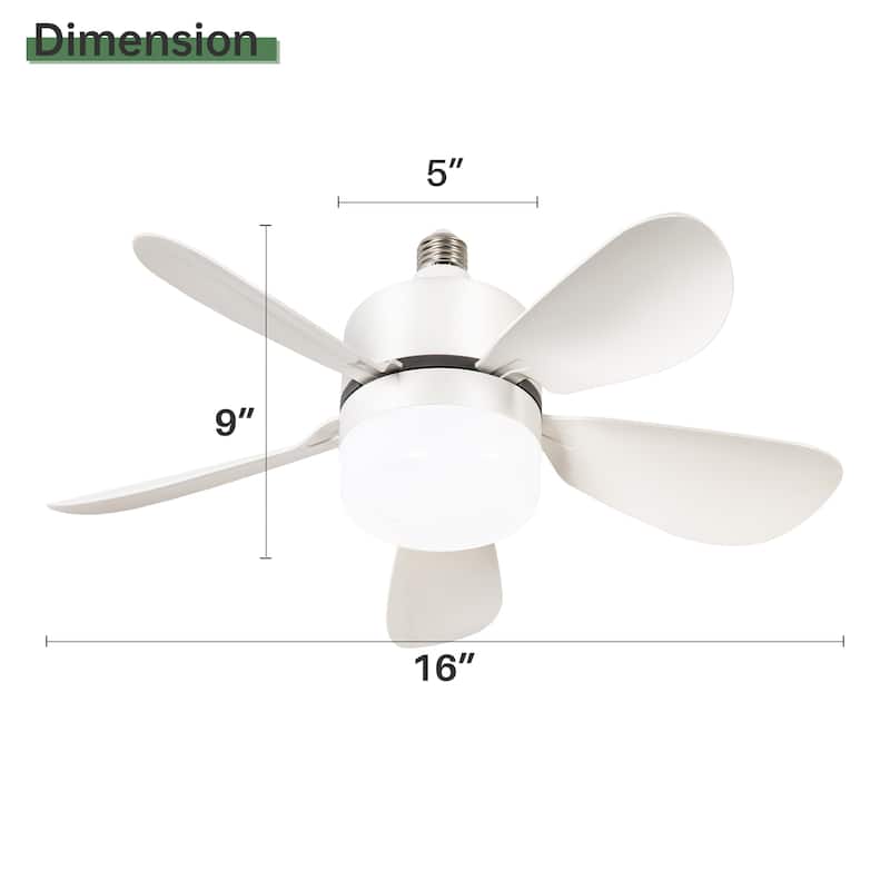 Modern Fan Light with Lighting Mode and Remote Control, Adjustable Wind Speed for Bedroom and Lounge Area