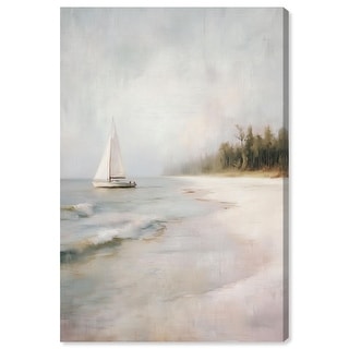 Misty Sail Away I Kitchen Wall Decor Wrapped Canvas Print by Art Remedy ...