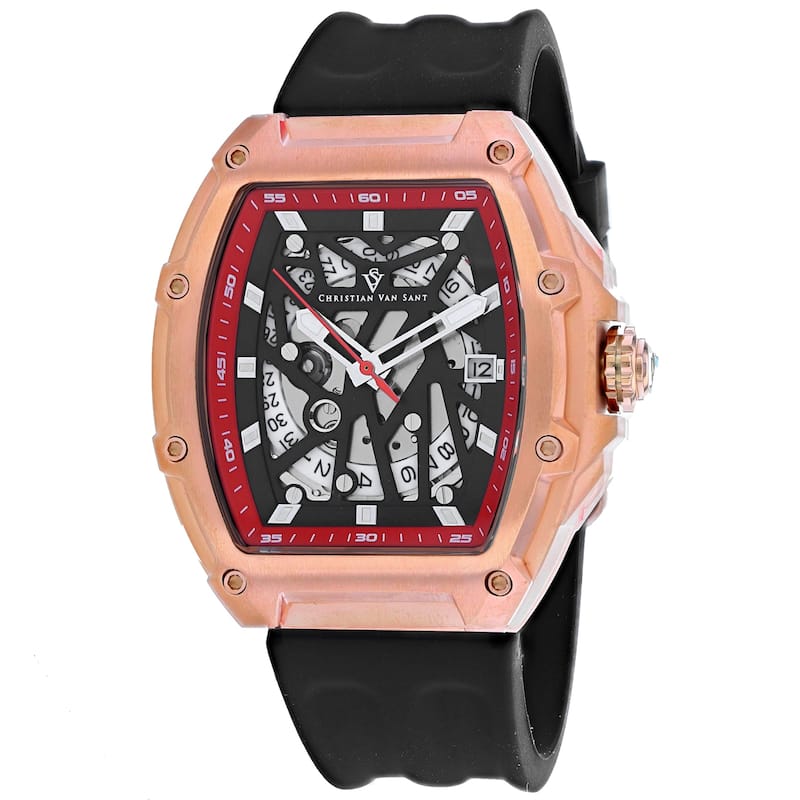 Christian Van Sant Men's Odyssey Black Dial Watch - CV6194B - 6 (36)