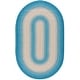 preview thumbnail 23 of 44, SAFAVIEH Handmade Braided Josefa Country Rug 5' x 8' Oval - Blue/Beige - Oval