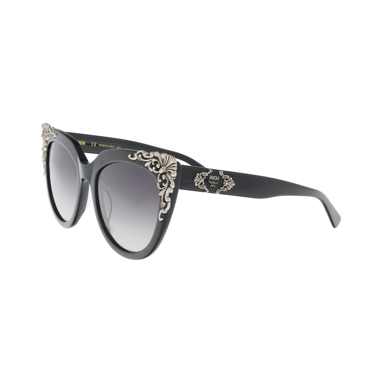 Shop Mcm Mcm638 S 1 Black Cateye Sunglasses 54 19 140