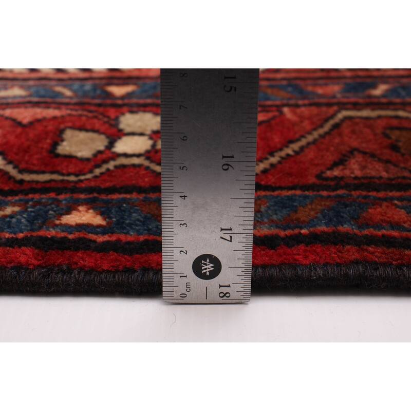 ECARPETGALLERY Hand-knotted Konya Anatolian Black, Red Wool Rug - 3'6 x 9'9