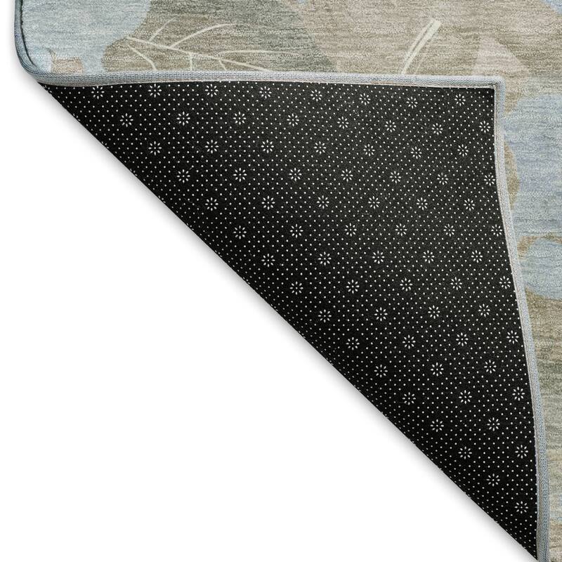 Premium Washable Super Soft Contemporary Floral Mayfield Rug