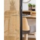preview thumbnail 8 of 7, OROA Lalita Black Rattan 3-Panel Room Divider