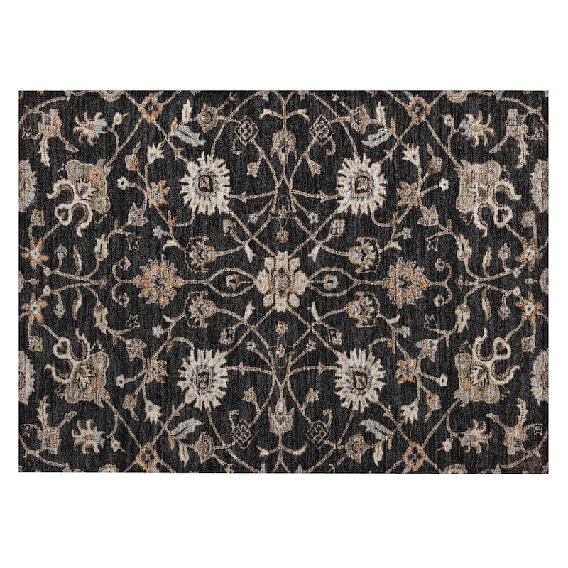 Machine Washable Indoor/ Outdoor Traditional Persian Chantille Rug