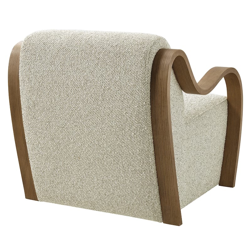 Atrium Lattice Boucle Accent Armchair