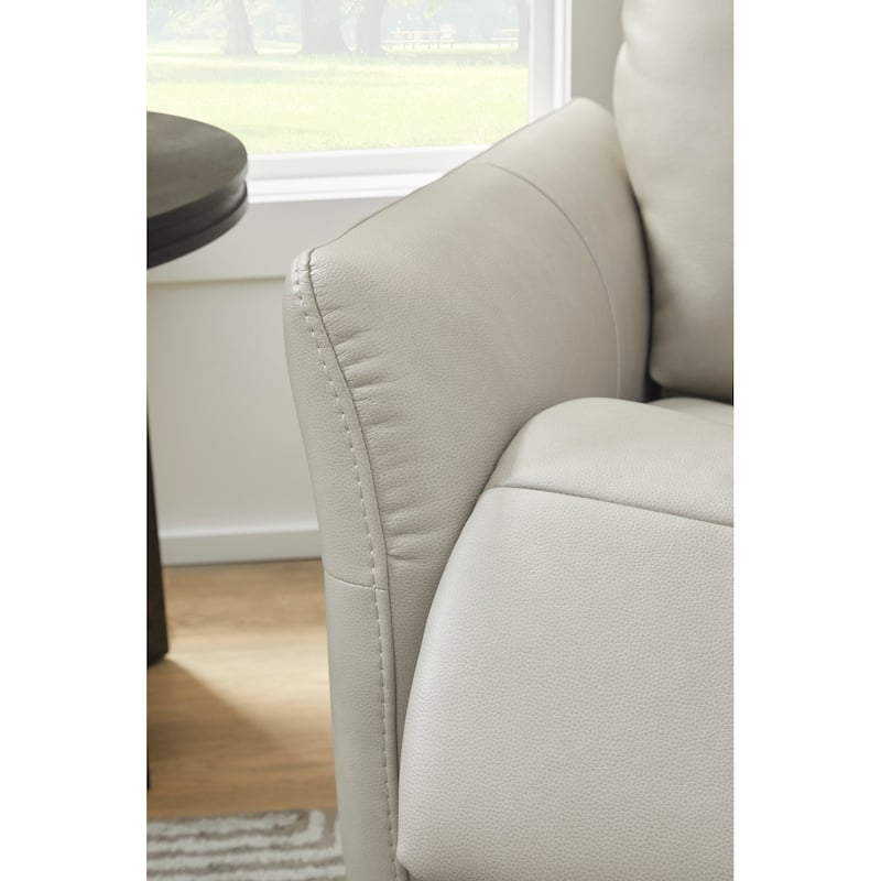 Artemis Dove Power Rocking Recliner with Power Headrest, Lumbar, Heat & Massage by Flexsteel