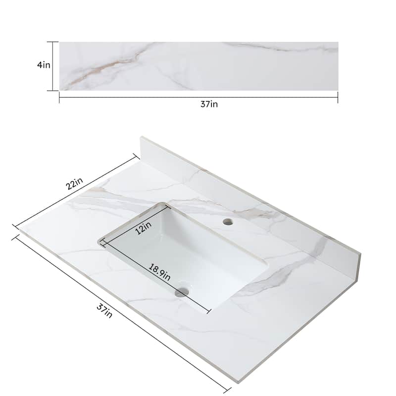 Montary Sintered Stone Bathroom Vanity Top