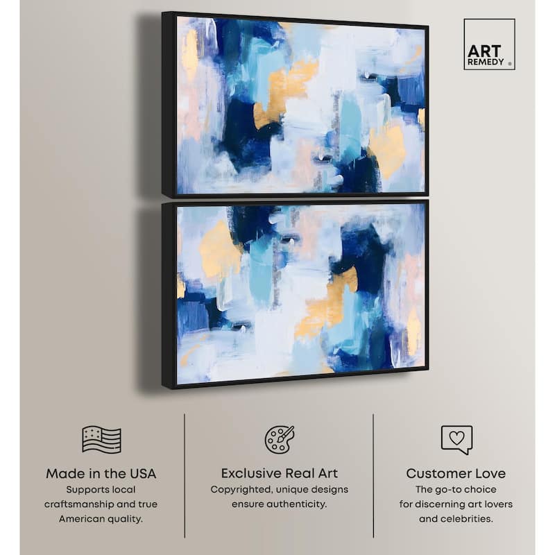 Dissolving Brilliance II Canvas by Art Remedy