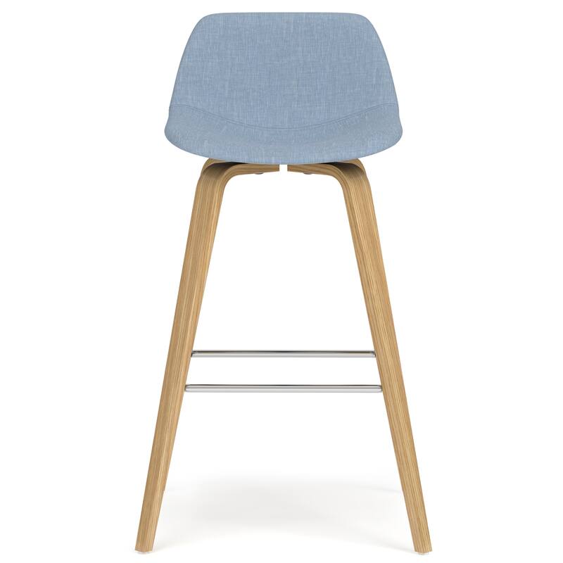 WYNDENHALL Cacey Mid Century Modern Bentwood Counter Height Stool (Set of 2) - 20.7'' x 21.1'' x 36.6