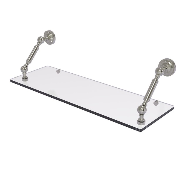 Allied Brass Dottingham Collection Floating Glass Shelf