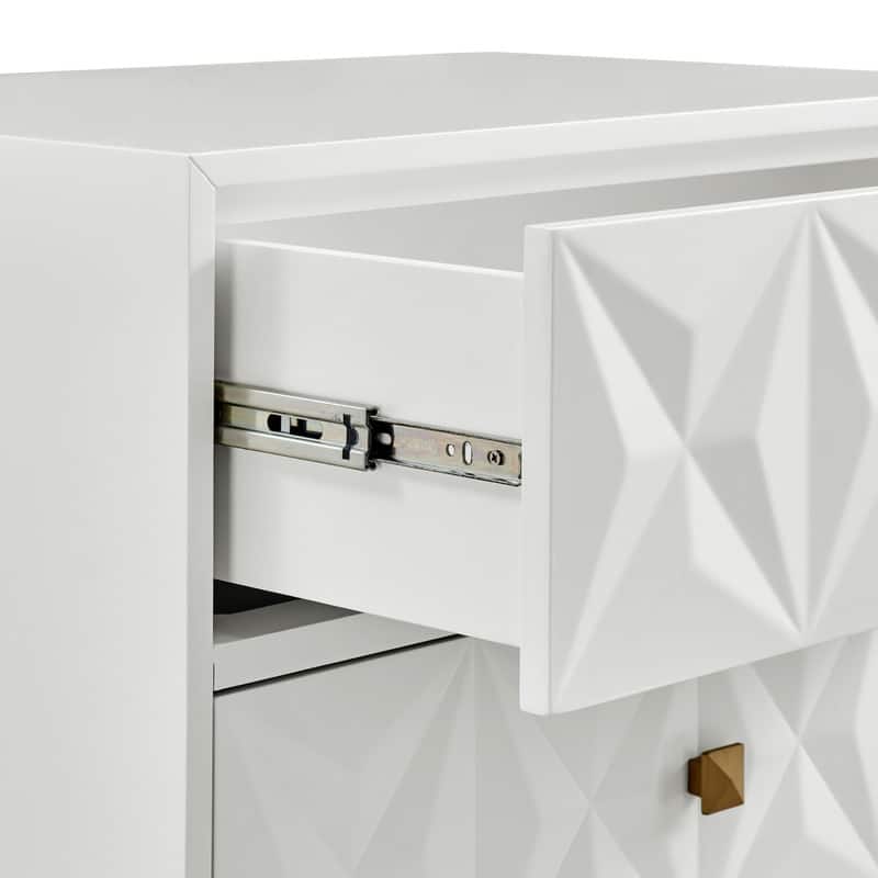 Bea Five Drawer Geo Dresser Chest