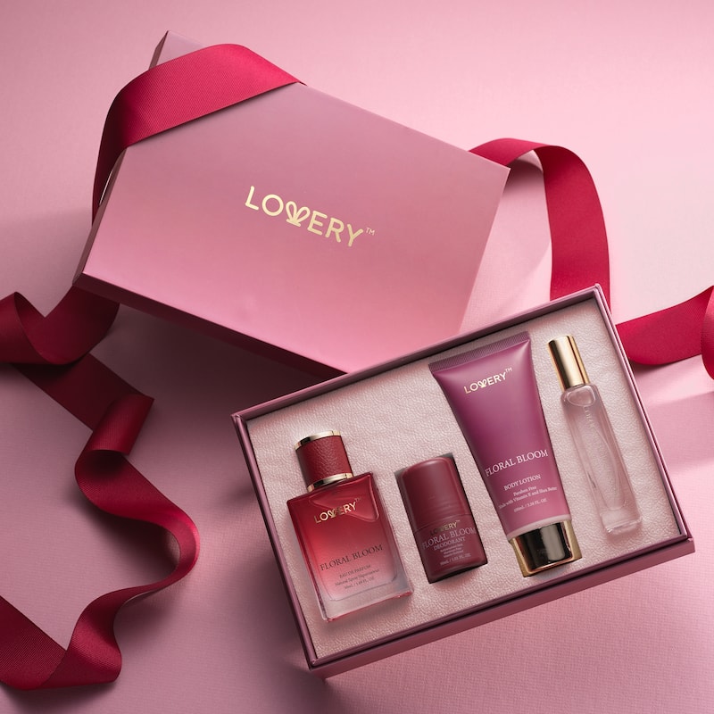 Lovery Floral Bloom Perfume Gift Set, 5-Pc. Bath and Body Care