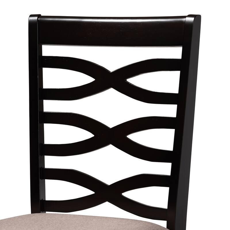 Lanier Modern and Contemporary 2-Piece Wood Dining Chair Set